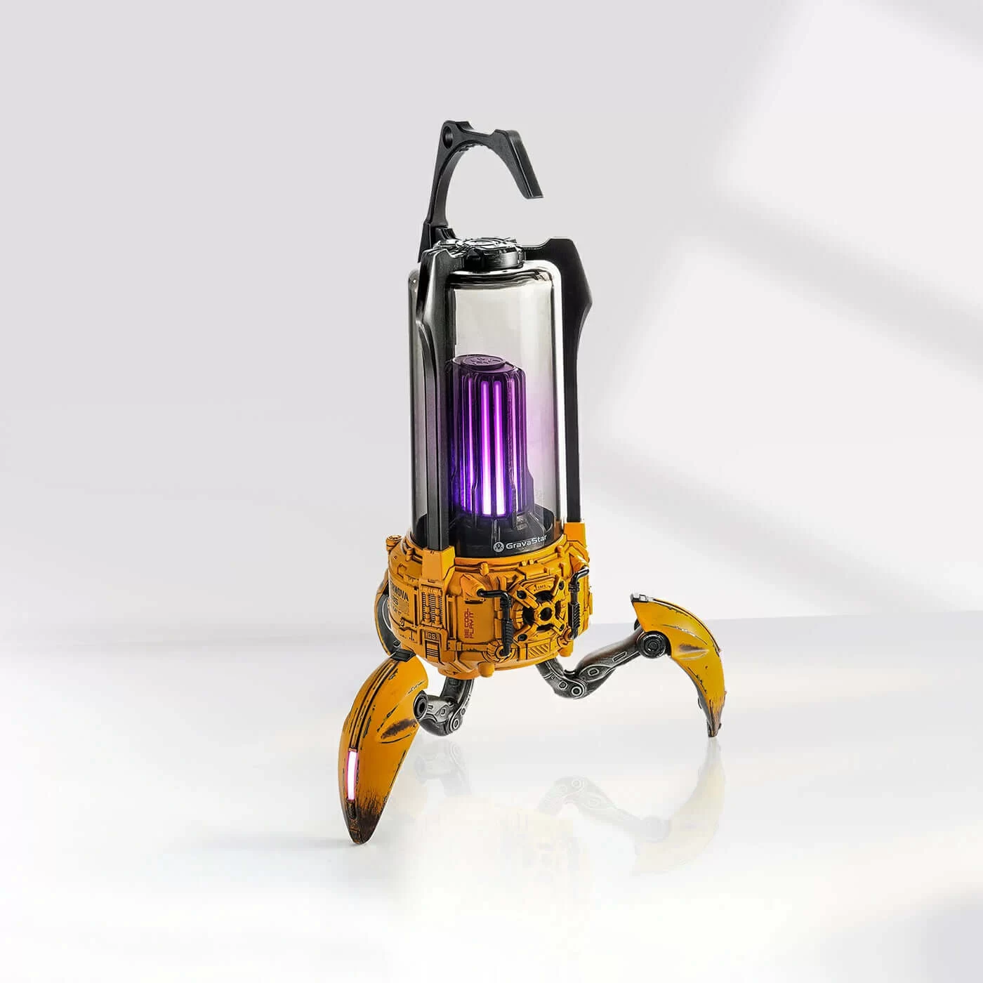 GravaStar Supernova Bluetooth Speaker - War Damaged Yellow 2 GravaStar Supernova Bluetooth Speaker - War Damaged Yellow - Ảnh 2