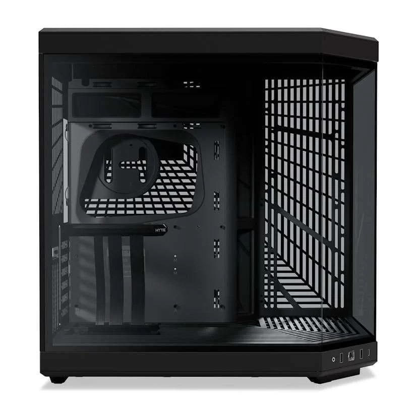 Hyte Y70 Standard Pitch Black Modern Aesthetic Case - Black/Black Mid-Tower ATX size 2 Hyte Y70 Standard Pitch Black Modern Aesthetic Case - Black/Black Mid-Tower ATX size - Ảnh 2