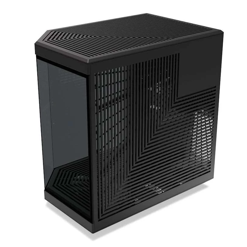 Hyte Y70 Standard Pitch Black Modern Aesthetic Case - Black/Black Mid-Tower ATX size 4 Hyte Y70 Standard Pitch Black Modern Aesthetic Case - Black/Black Mid-Tower ATX size - Ảnh 4