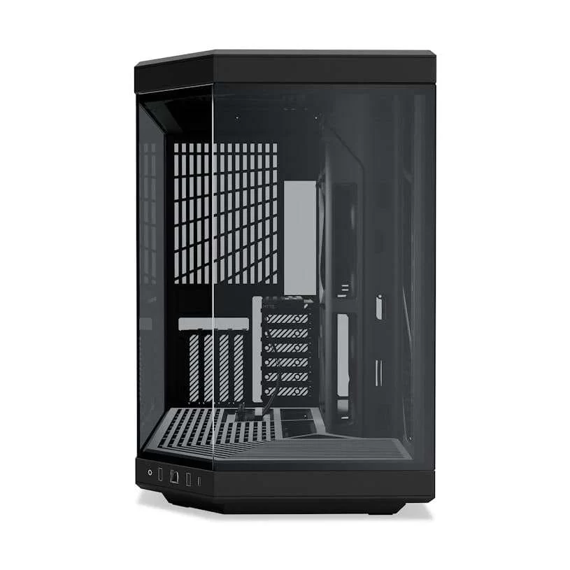 Hyte Y70 Standard Pitch Black Modern Aesthetic Case - Black/Black Mid-Tower ATX size 7 Hyte Y70 Standard Pitch Black Modern Aesthetic Case - Black/Black Mid-Tower ATX size - Ảnh 7
