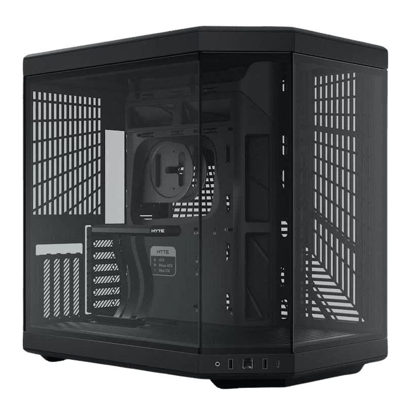 Hyte Y70 Standard Pitch Black Modern Aesthetic Case - Black/Black Mid-Tower ATX size 1 Hyte Y70 Standard Pitch Black Modern Aesthetic Case - Black/Black Mid-Tower ATX size
