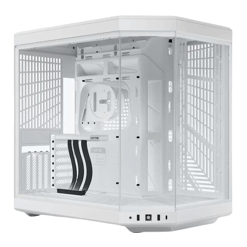 Hyte Y70 Standard Snow White Modern Aesthetic Case - White/White Mid-Tower ATX size 1 Hyte Y70 Standard Snow White Modern Aesthetic Case - White/White Mid-Tower ATX size