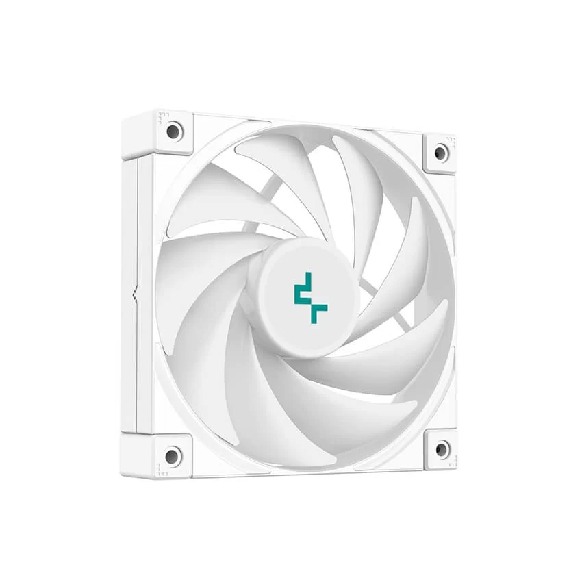 Deepcool AK620 WH High Performance Dual Tower CPU Air Cooler - White, 6 heatpipes, 2x 120mm FDB fans, Intel LGA 1700/AMD AM5 Support 7 Deepcool AK620 WH High Performance Dual Tower CPU Air Cooler - White, 6 heatpipes, 2x 120mm FDB fans, Intel LGA 1700/AMD AM5 Support - Ảnh 7