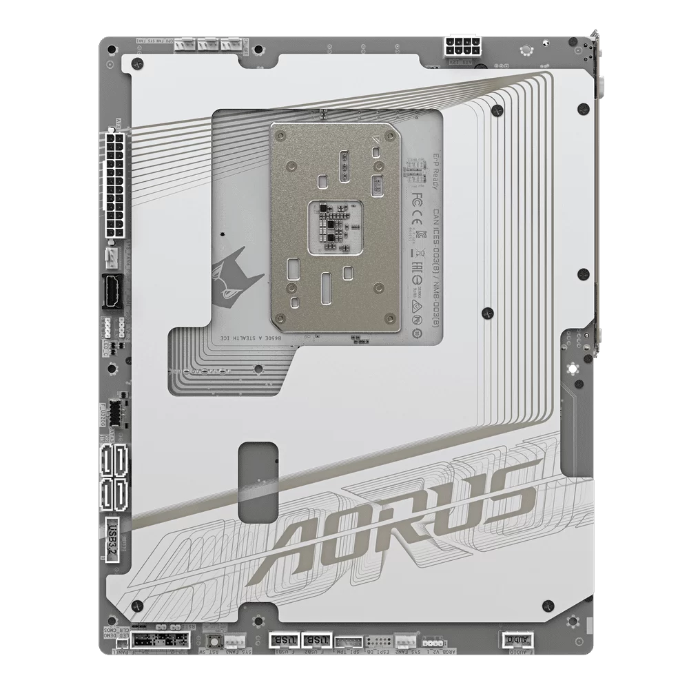 GIGABYTE B650E AORUS STEALTH ICE Mainboard 5 GIGABYTE B650E AORUS STEALTH ICE Mainboard - Ảnh 5