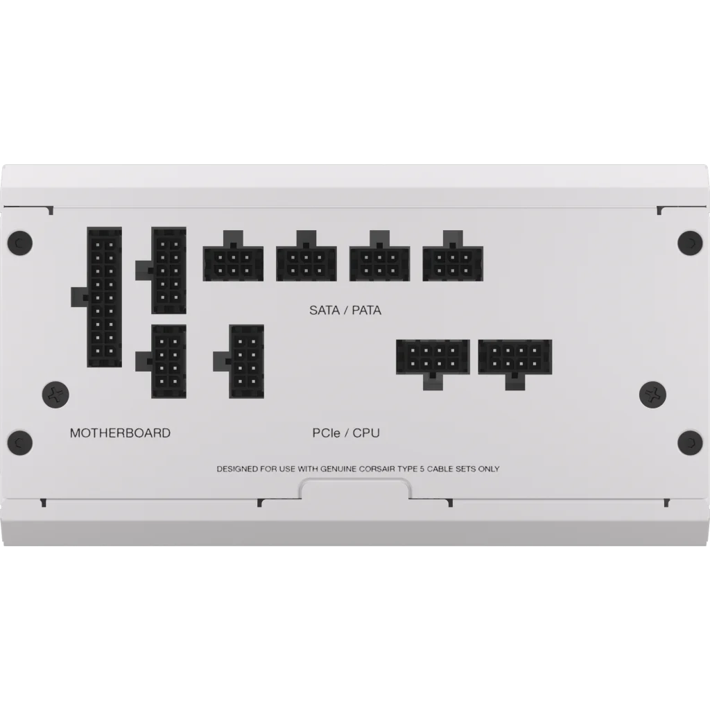 CORSAIR RMx Series RM750x SHIFT WHITE PSU - 750W, 80 Plus Gold, side cable interface, full modular 5 CORSAIR RMx Series RM750x SHIFT WHITE PSU - 750W, 80 Plus Gold, side cable interface, full modular - Ảnh 5
