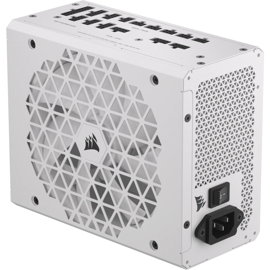 CORSAIR RMx Series RM1000x SHIFT WHITE PSU - 1000W, 80 Plus Gold, side cable interface, full modular 2 CORSAIR RMx Series RM1000x SHIFT WHITE PSU - 1000W, 80 Plus Gold, side cable interface, full modular - Ảnh 2