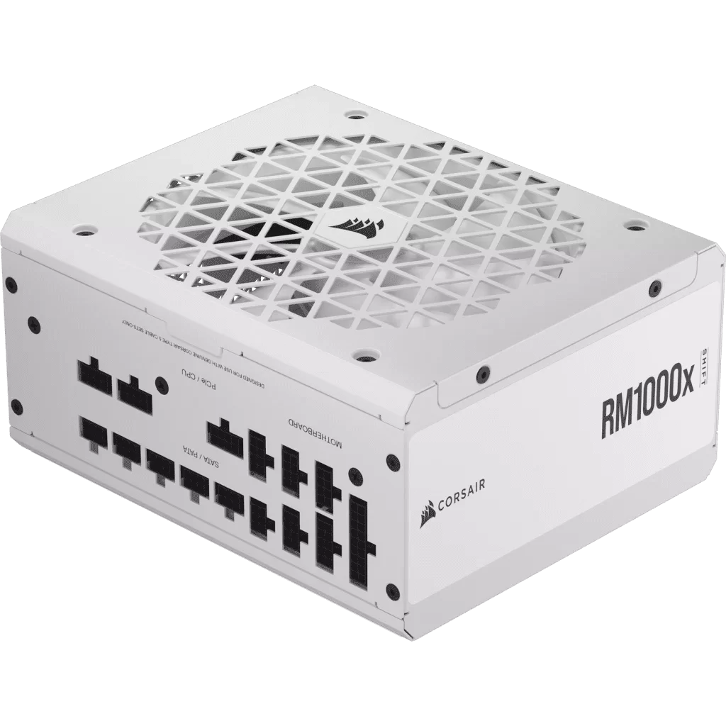 CORSAIR RMx Series RM1000x SHIFT WHITE PSU - 1000W, 80 Plus Gold, side cable interface, full modular 7 CORSAIR RMx Series RM1000x SHIFT WHITE PSU - 1000W, 80 Plus Gold, side cable interface, full modular - Ảnh 7