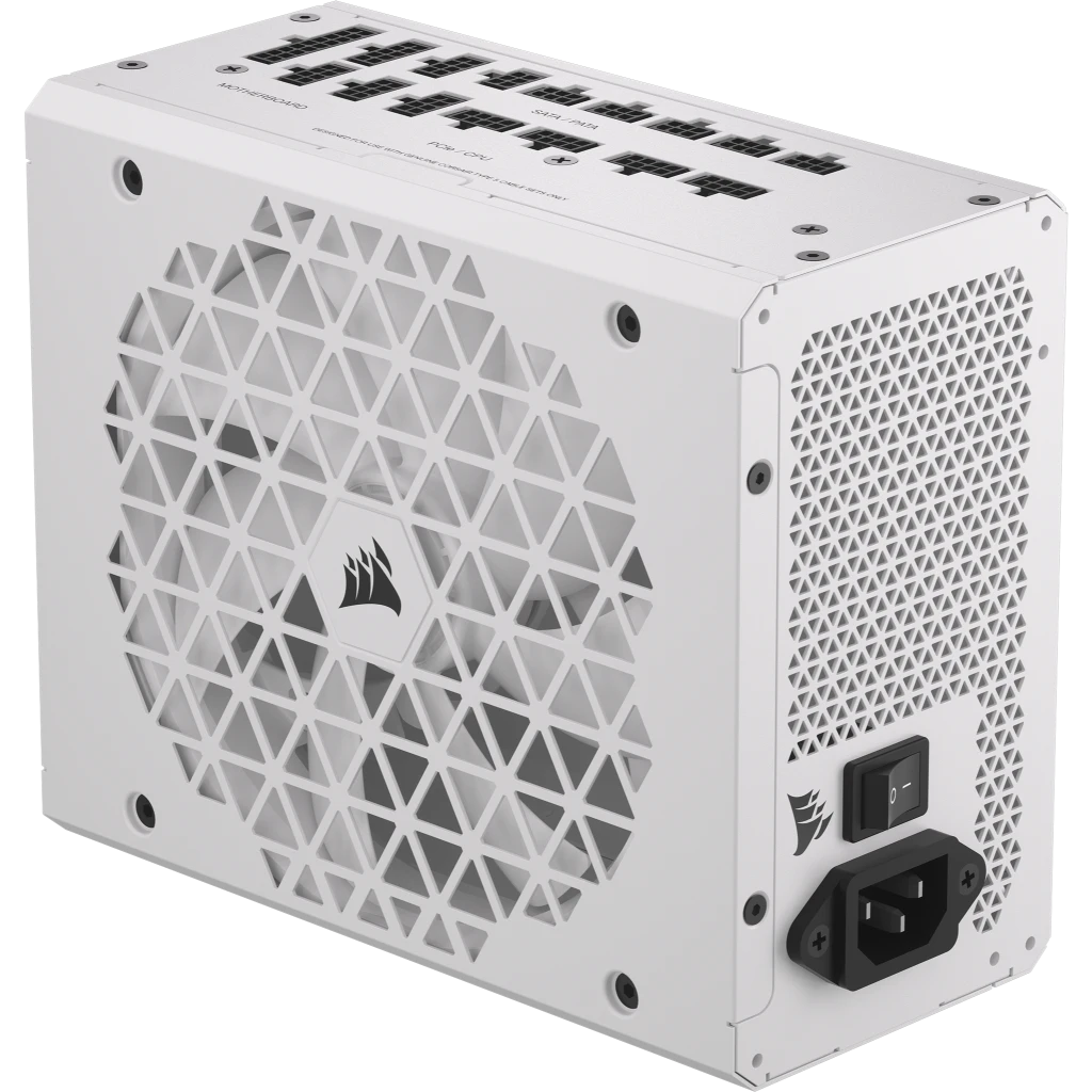 CORSAIR RMx Series RM1200x SHIFT WHITE PSU - 1200W, 80 Plus Gold, side cable interface, full modular 2 CORSAIR RMx Series RM1200x SHIFT WHITE PSU - 1200W, 80 Plus Gold, side cable interface, full modular - Ảnh 2