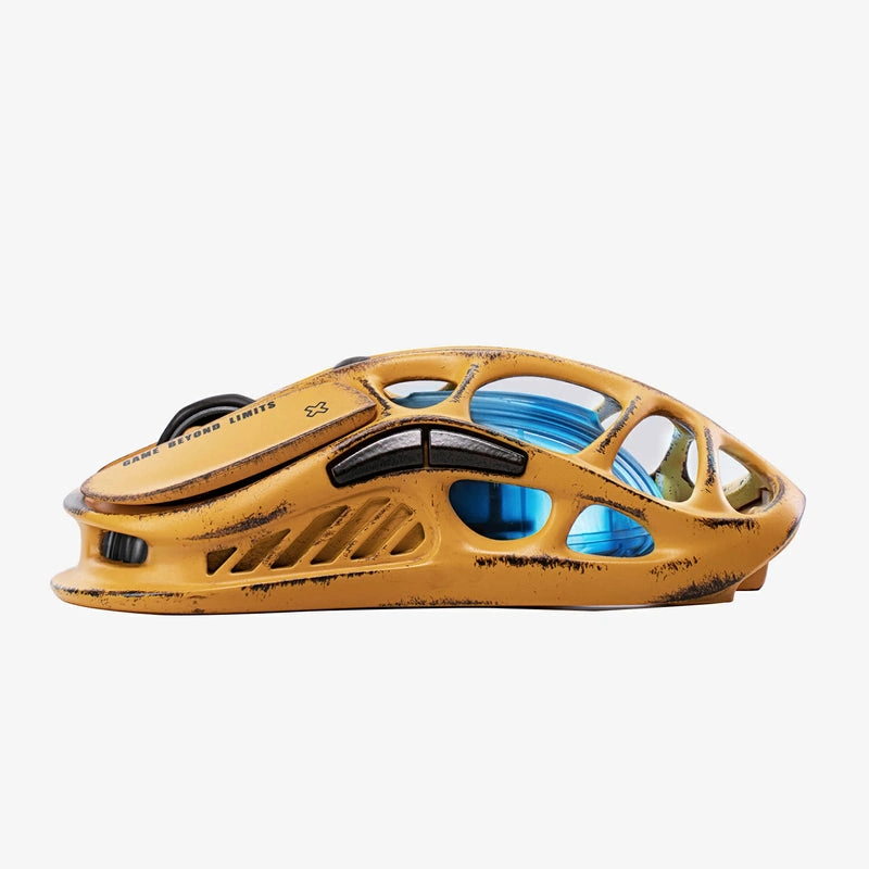 GravaStar Mercury M1 Pro Battle Worn Edition Wireless Gaming Mouse - Yellow 4 GravaStar Mercury M1 Pro Battle Worn Edition Wireless Gaming Mouse - Yellow - Ảnh 4
