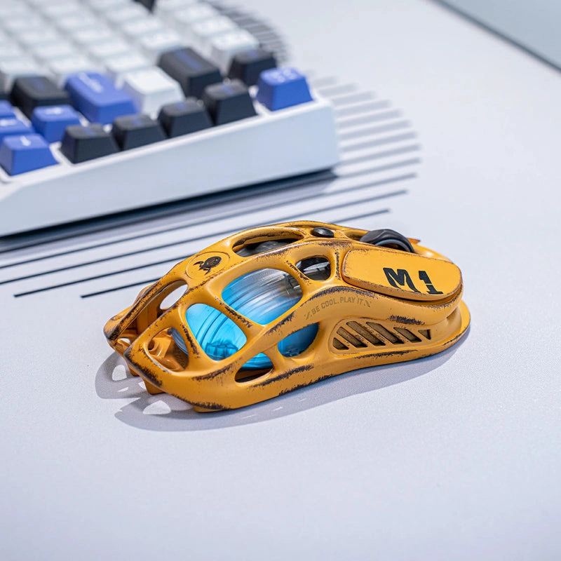 GravaStar Mercury M1 Pro Battle Worn Edition Wireless Gaming Mouse - Yellow 10 GravaStar Mercury M1 Pro Battle Worn Edition Wireless Gaming Mouse - Yellow - Ảnh 10