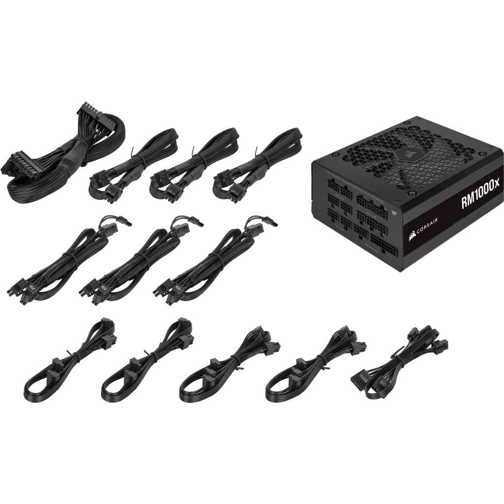 CORSAIR RMx Series RM1000x (2024) PSU - 1000W, 80 plus Gold, Full Modular, ATX 3.1 & PCIe 5.1 11 CORSAIR RMx Series RM1000x (2024) PSU - 1000W, 80 plus Gold, Full Modular, ATX 3.1 & PCIe 5.1 - Ảnh 11