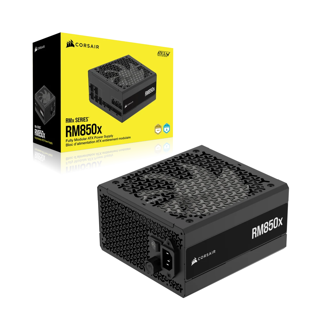 CORSAIR RMx Series RM850x PSU- 850W,Cybenetics Gold, Full Modular, ATX 3.1 & PCIe 5.1 10 CORSAIR RMx Series RM850x PSU- 850W,Cybenetics Gold, Full Modular, ATX 3.1 & PCIe 5.1 - Ảnh 10