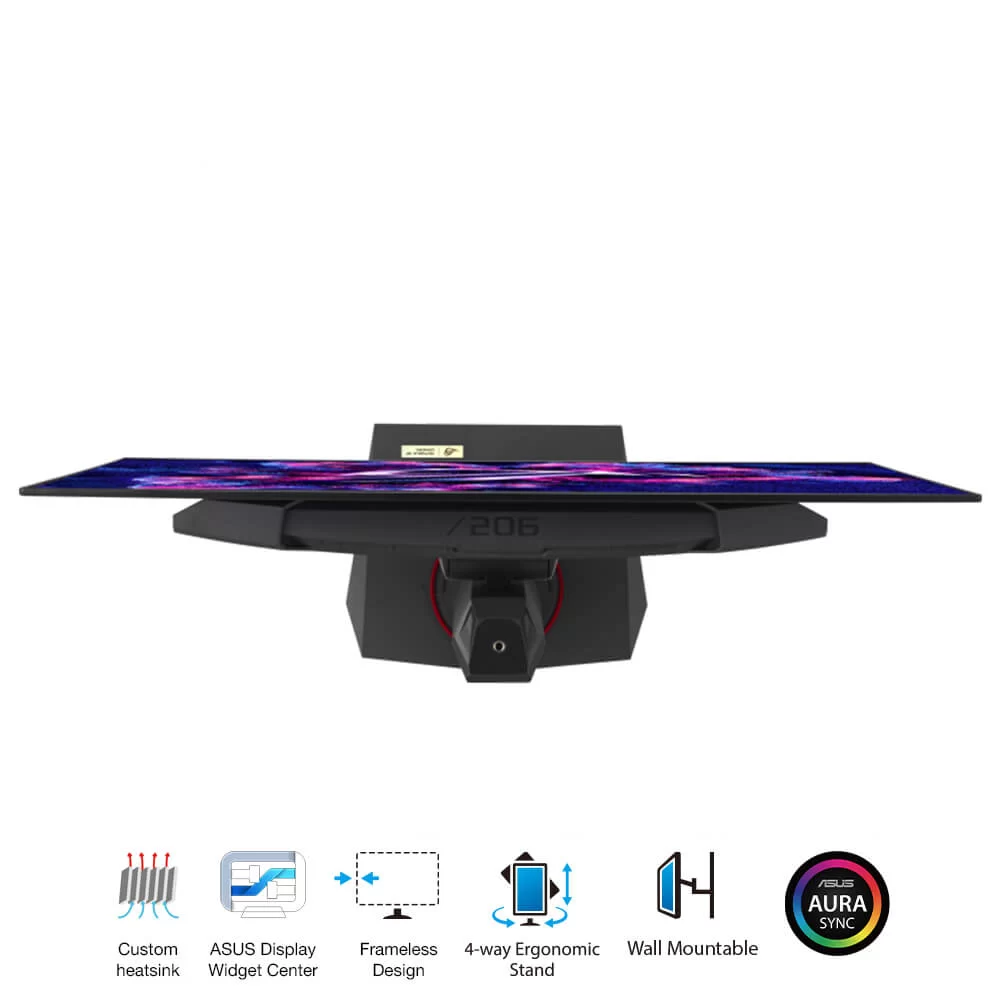 ASUS ROG Strix OLED XG27AQDMG Gaming Monitor - 27 inch 2K QHD (2560x1440), glossy WOLED panel, 240 Hz, 0.03 ms, G-SYNC® compatible, 99% DCI-P3 5 ASUS ROG Strix OLED XG27AQDMG Gaming Monitor - 27 inch 2K QHD (2560x1440), glossy WOLED panel, 240 Hz, 0.03 ms, G-SYNC® compatible, 99% DCI-P3 - Ảnh 5