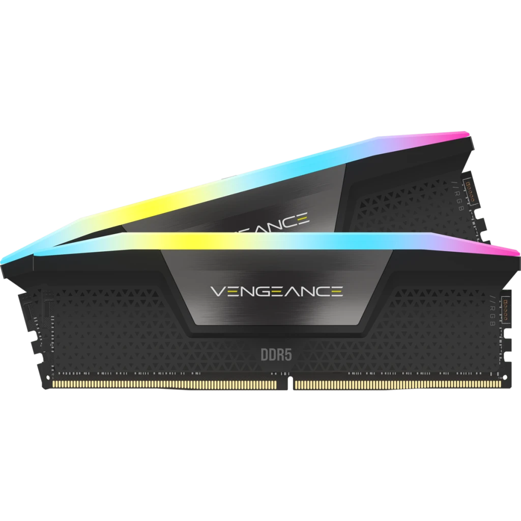 CORSAIR Vengeance RGB Black 64GB Memory Kit - Black, 64GB (2x32GB) 6000MHz C40 DDR5 (CMH64GX5M2B6000C40) 1 CORSAIR Vengeance RGB Black 64GB Memory Kit - Black, 64GB (2x32GB) 6000MHz C40 DDR5 (CMH64GX5M2B6000C40)