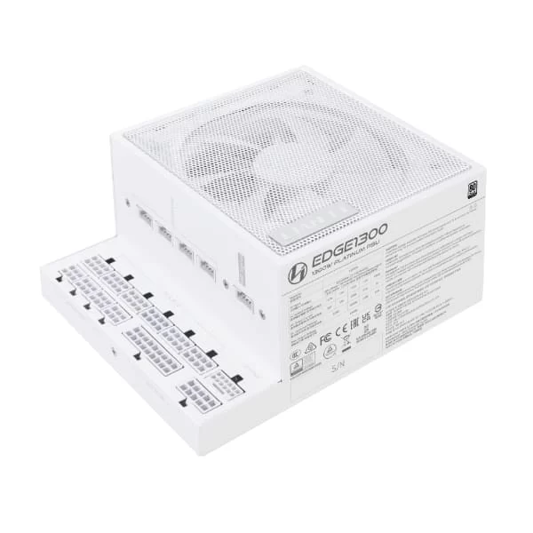 Lian Li Edge Series EG850 White PSU - 850W ATX12V v3.1, 80 Plus Platinum, Full Modular 2 Lian Li Edge Series EG850 White PSU - 850W ATX12V v3.1, 80 Plus Platinum, Full Modular - Ảnh 2