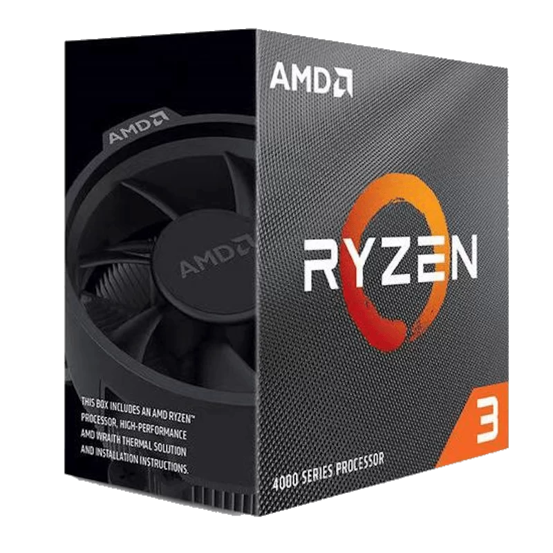 AMD Ryzen 3 4100 Processor - 4C8T, 3.8GHz Up to 4.0GHz, AM4 Renoir Zen 2, Wraith Stealth 4 AMD Ryzen 3 4100 Processor - 4C8T, 3.8GHz Up to 4.0GHz, AM4 Renoir Zen 2, Wraith Stealth - Ảnh 4