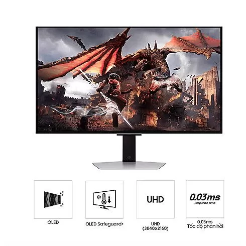 Samsung Odyssey OLED G8 G80SD LS32DG802SEXXV Gaming Monitor - 32 inch, OLED, 240Hz, 0.03ms, UHD 4K (3840 x 2160) 17 Samsung Odyssey OLED G8 G80SD LS32DG802SEXXV Gaming Monitor - 32 inch, OLED, 240Hz, 0.03ms, UHD 4K (3840 x 2160) - Ảnh 17