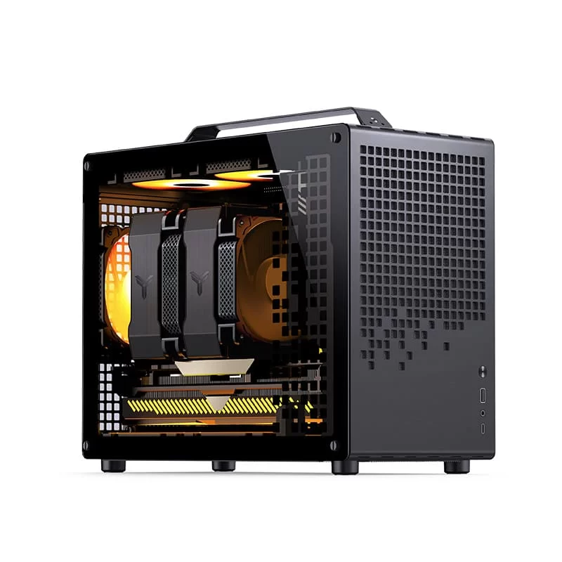 Jonsbo Z20 Black Mini Case - Micro-ATX, Detachable Carrying handle, support 240 AIO 8 Jonsbo Z20 Black Mini Case - Micro-ATX, Detachable Carrying handle, support 240 AIO - Ảnh 8
