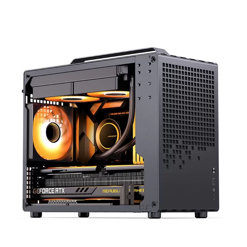 Jonsbo Z20 Black Mini Case - Micro-ATX, Detachable Carrying handle, support 240 AIO 9 Jonsbo Z20 Black Mini Case - Micro-ATX, Detachable Carrying handle, support 240 AIO - Ảnh 9