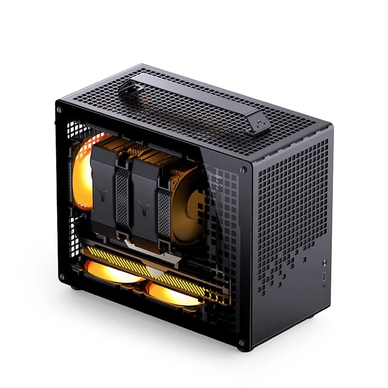 Jonsbo Z20 Black Mini Case - Micro-ATX, Detachable Carrying handle, support 240 AIO 13 Jonsbo Z20 Black Mini Case - Micro-ATX, Detachable Carrying handle, support 240 AIO - Ảnh 13