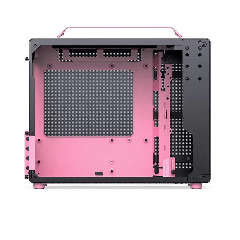 Jonsbo Z20 Black Pink Mini Case - Micro-ATX, Detachable Carrying handle, support 240 AIO 2 Jonsbo Z20 Black Pink Mini Case - Micro-ATX, Detachable Carrying handle, support 240 AIO - Ảnh 2