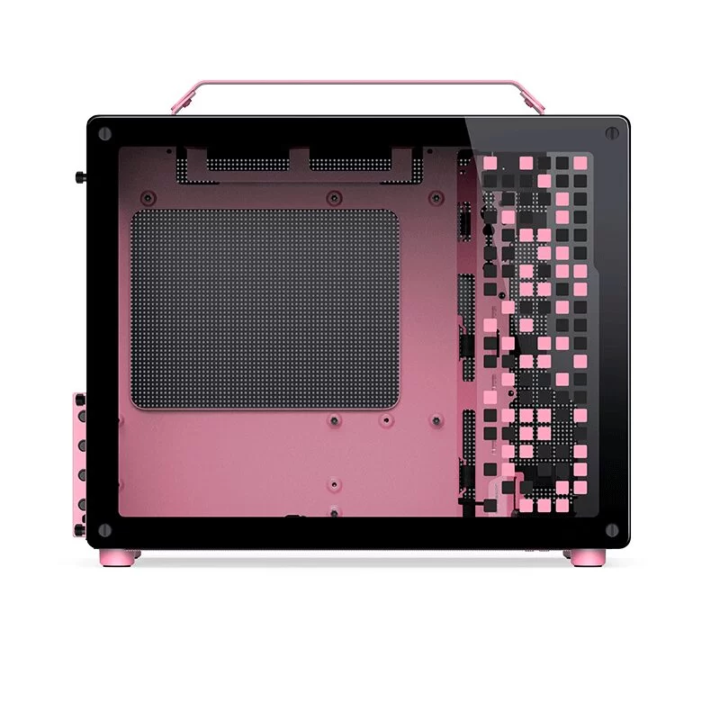 Jonsbo Z20 Black Pink Mini Case - Micro-ATX, Detachable Carrying handle, support 240 AIO 5 Jonsbo Z20 Black Pink Mini Case - Micro-ATX, Detachable Carrying handle, support 240 AIO - Ảnh 5