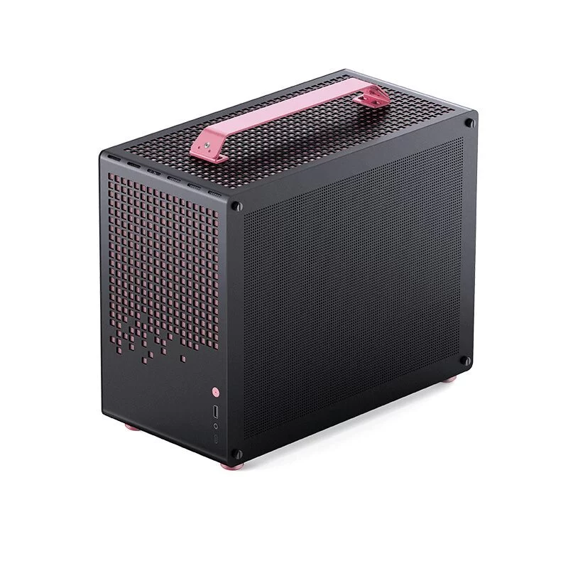 Jonsbo Z20 Black Pink Mini Case - Micro-ATX, Detachable Carrying handle, support 240 AIO 6 Jonsbo Z20 Black Pink Mini Case - Micro-ATX, Detachable Carrying handle, support 240 AIO - Ảnh 6