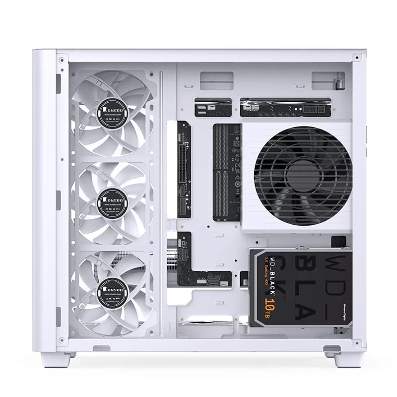 Jonsbo TK-3 White One-piece Curved Glass Mid-Tower Case - Support BTF MB, Dual 360 AIO 33 Jonsbo TK-3 White One-piece Curved Glass Mid-Tower Case - Support BTF MB, Dual 360 AIO - Ảnh 33