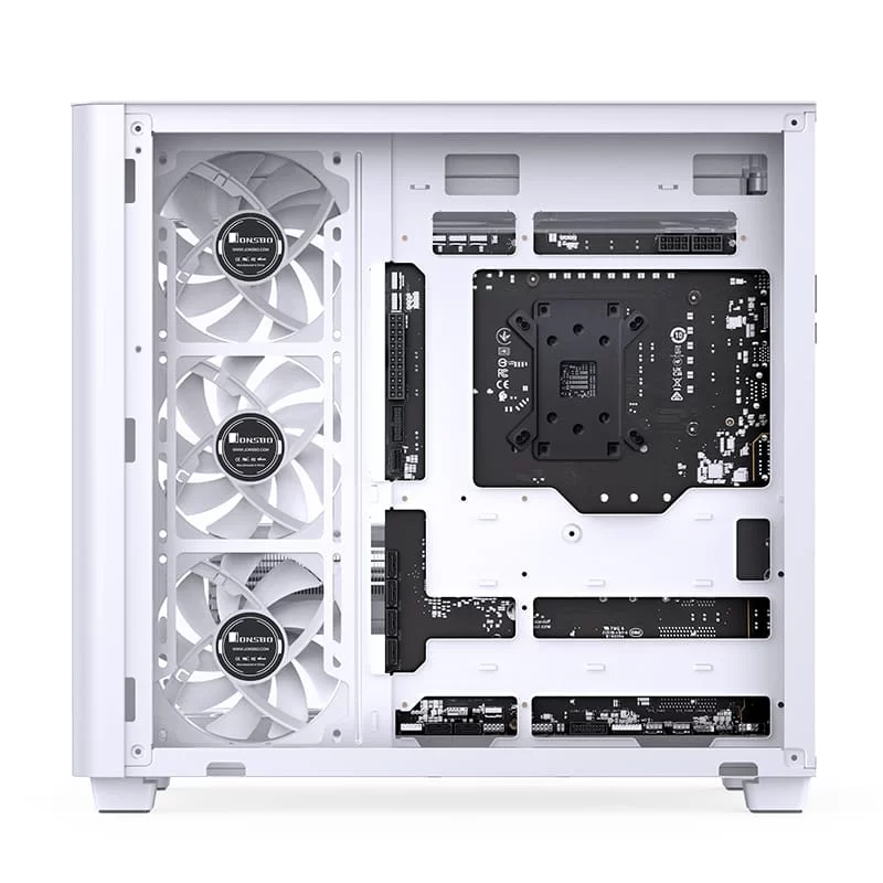 Jonsbo TK-3 White One-piece Curved Glass Mid-Tower Case - Support BTF MB, Dual 360 AIO 5 Jonsbo TK-3 White One-piece Curved Glass Mid-Tower Case - Support BTF MB, Dual 360 AIO - Ảnh 5