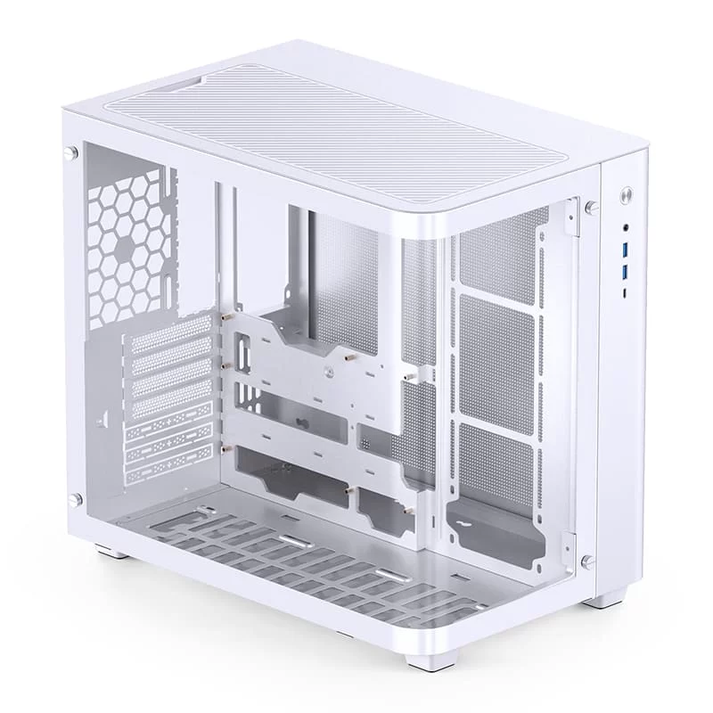 Jonsbo TK-3 White One-piece Curved Glass Mid-Tower Case - Support BTF MB, Dual 360 AIO 7 Jonsbo TK-3 White One-piece Curved Glass Mid-Tower Case - Support BTF MB, Dual 360 AIO - Ảnh 7