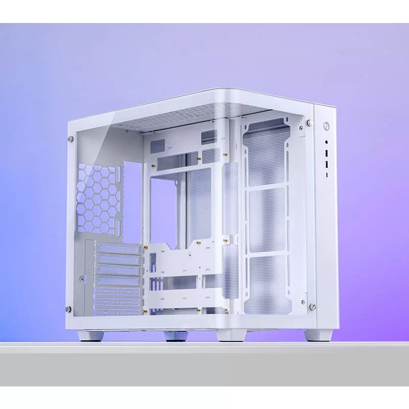 Jonsbo TK-3 White One-piece Curved Glass Mid-Tower Case - Support BTF MB, Dual 360 AIO 36 Jonsbo TK-3 White One-piece Curved Glass Mid-Tower Case - Support BTF MB, Dual 360 AIO - Ảnh 36