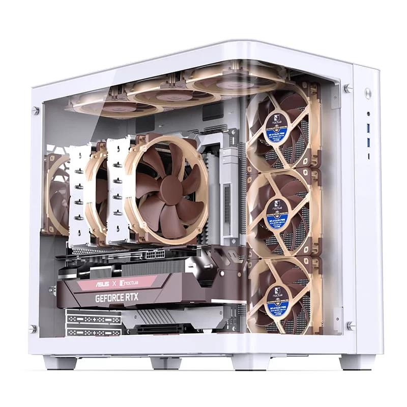 Jonsbo TK-3 White One-piece Curved Glass Mid-Tower Case - Support BTF MB, Dual 360 AIO 17 Jonsbo TK-3 White One-piece Curved Glass Mid-Tower Case - Support BTF MB, Dual 360 AIO - Ảnh 17
