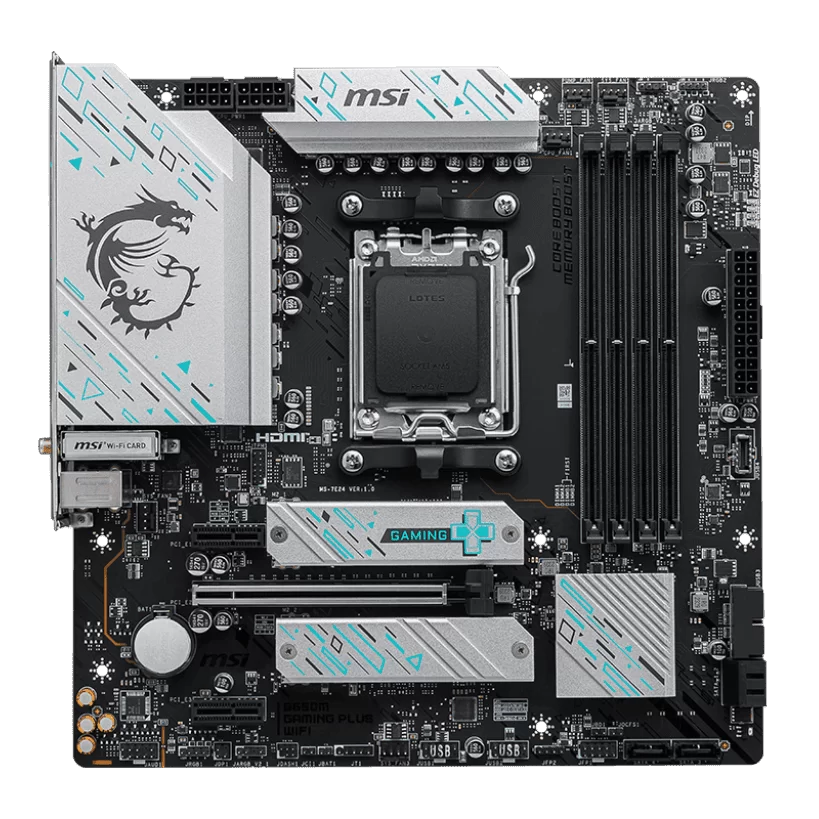 MSI B650M GAMING PLUS WIFI Mainboard 2 MSI B650M GAMING PLUS WIFI Mainboard - Ảnh 2