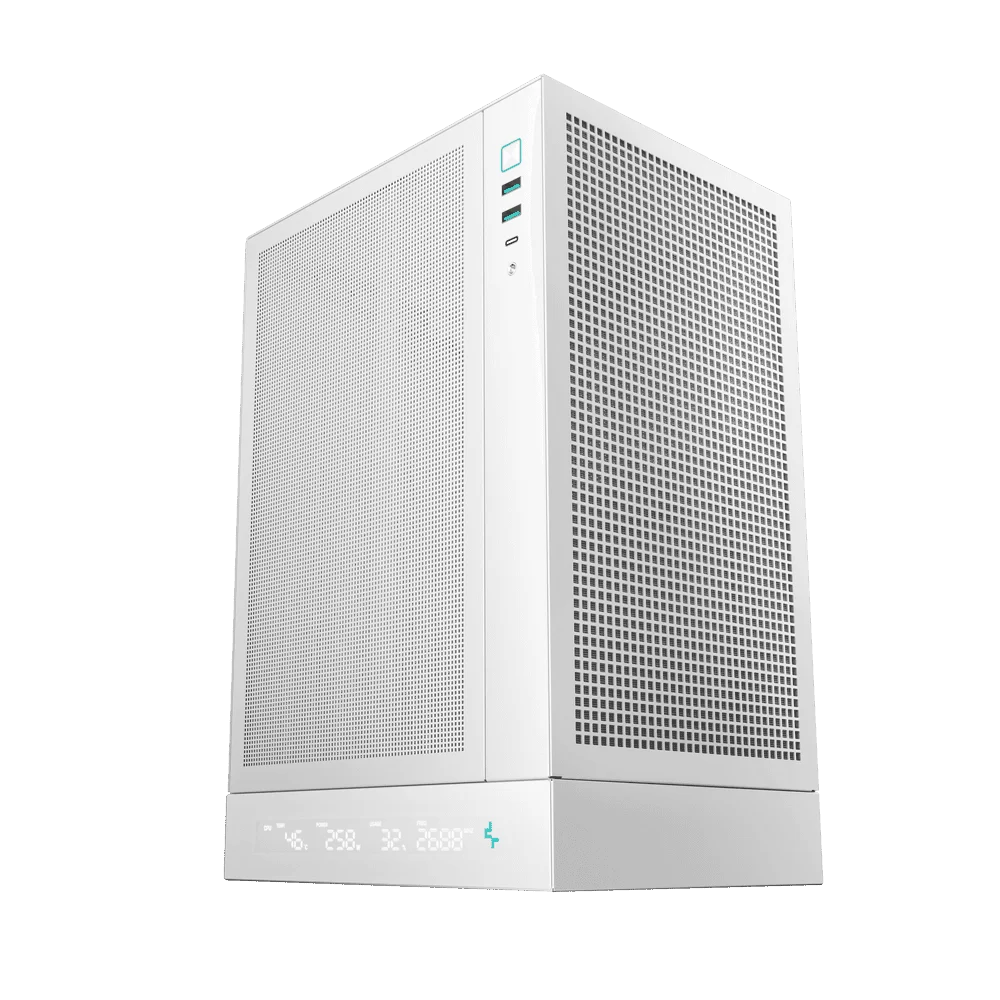 DEEPCOOL CH170 Digital - White, vertical ITX Case 3 DEEPCOOL CH170 Digital - White, vertical ITX Case - Ảnh 3