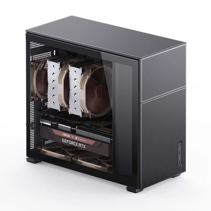 Jonsbo D41 MESH Black ATX Mid Tower Case - Support GPU RTX 4090 + 360 AIO + ATX Power 3 Jonsbo D41 MESH Black ATX Mid Tower Case - Support GPU RTX 4090 + 360 AIO + ATX Power - Ảnh 3