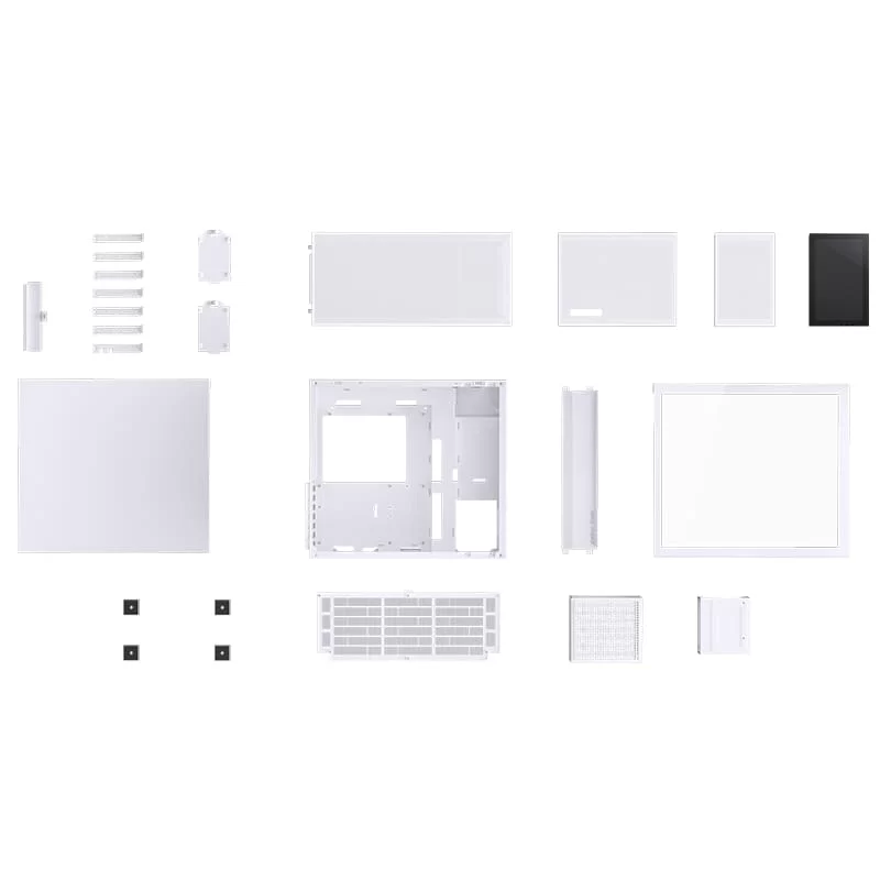 Jonsbo D41 MESH SCREEN White ATX Mid Tower Case - Sub HD-LCD Display,Support GPU RTX 4090 + 360 AIO + ATX Power 11 Jonsbo D41 MESH SCREEN White ATX Mid Tower Case - Sub HD-LCD Display,Support GPU RTX 4090 + 360 AIO + ATX Power - Ảnh 11