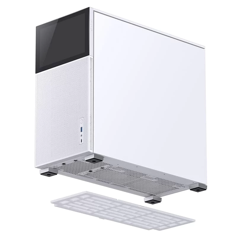 Jonsbo D41 MESH SCREEN White ATX Mid Tower Case - Sub HD-LCD Display,Support GPU RTX 4090 + 360 AIO + ATX Power 7 Jonsbo D41 MESH SCREEN White ATX Mid Tower Case - Sub HD-LCD Display,Support GPU RTX 4090 + 360 AIO + ATX Power - Ảnh 7