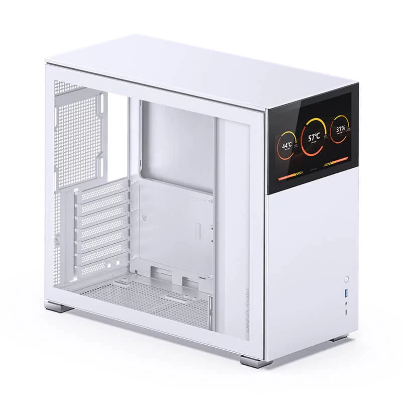 Jonsbo D41 STD SCREEN White ATX Mid Tower Case - Sub HD-LCD Display,Support GPU RTX 4090 + 360 AIO + ATX Power 11 Jonsbo D41 STD SCREEN White ATX Mid Tower Case - Sub HD-LCD Display,Support GPU RTX 4090 + 360 AIO + ATX Power - Ảnh 11