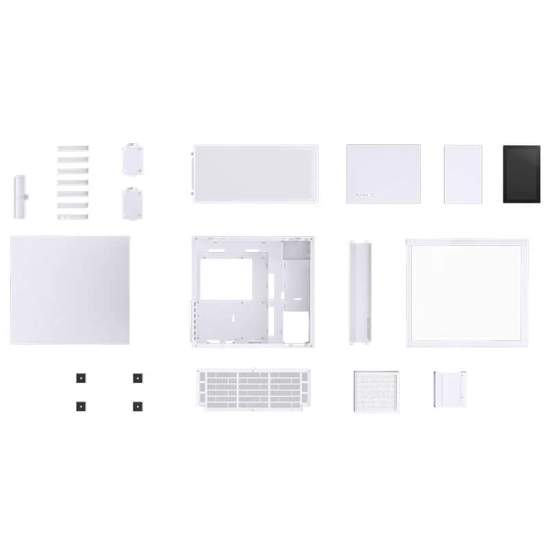 Jonsbo D41 STD SCREEN White ATX Mid Tower Case - Sub HD-LCD Display,Support GPU RTX 4090 + 360 AIO + ATX Power 16 Jonsbo D41 STD SCREEN White ATX Mid Tower Case - Sub HD-LCD Display,Support GPU RTX 4090 + 360 AIO + ATX Power - Ảnh 16