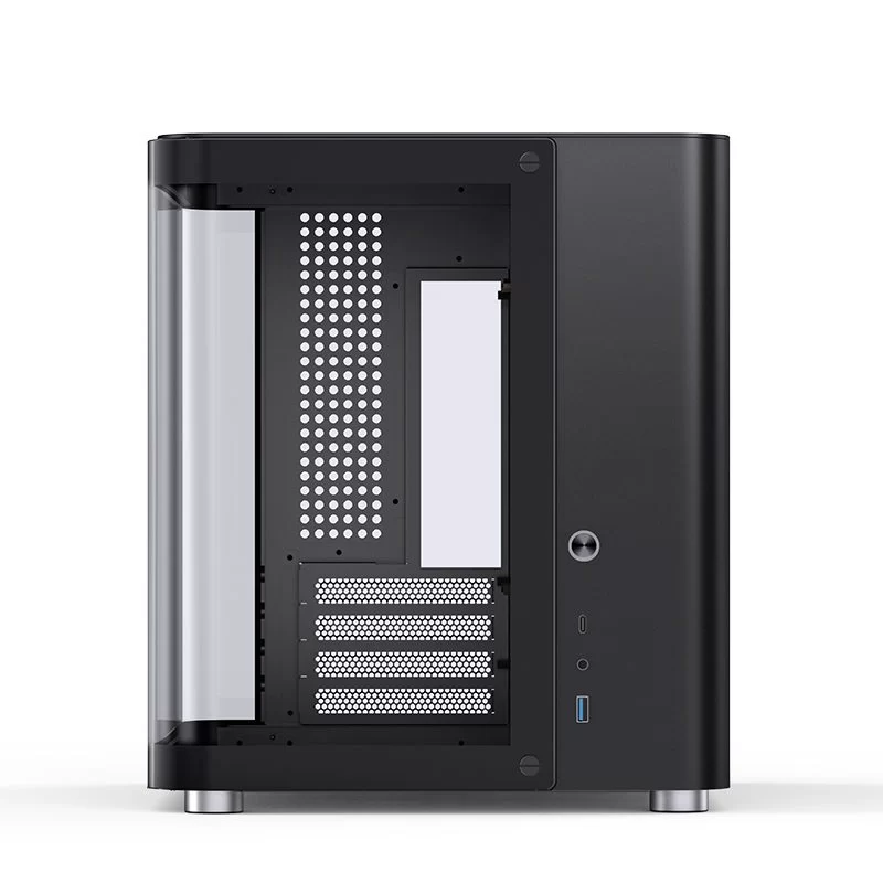 Jonsbo TK-1 Black Micro ATX Mini Tower Case - Hyperboloid Glass Design, Support ATX power + 240 AIO 10 Jonsbo TK-1 Black Micro ATX Mini Tower Case - Hyperboloid Glass Design, Support ATX power + 240 AIO - Ảnh 10