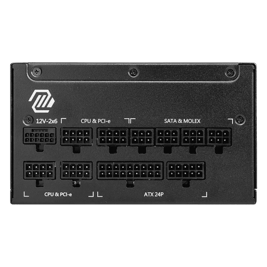 MSI MAG A1250GL PCIE5 PSU - 1250W, 80 plus Gold, Full-Modular, Flat Cables, Single Rail 2 MSI MAG A1250GL PCIE5 PSU - 1250W, 80 plus Gold, Full-Modular, Flat Cables, Single Rail - Ảnh 2