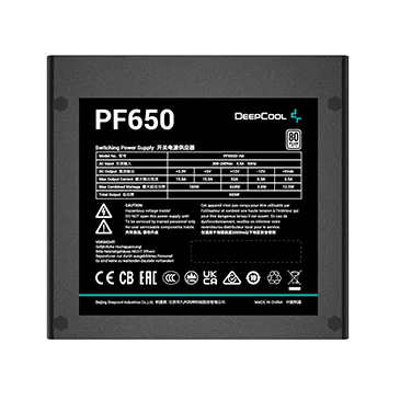 DEEPCOOL PF series PF650 (R-PF650D-HA0B-EU) PSU - 650W, 80 Plus Standard 4 DEEPCOOL PF series PF650 (R-PF650D-HA0B-EU) PSU - 650W, 80 Plus Standard - Ảnh 4