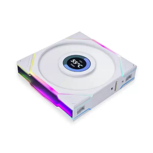 Lian Li UNI FAN TL LCD 120 Triple White Fan (12TLLCD3W) - 3x 120mm fans, 1x UNI FAN Controller Cable (P-7P) 7 Lian Li UNI FAN TL LCD 120 Triple White Fan (12TLLCD3W) - 3x 120mm fans, 1x UNI FAN Controller Cable (P-7P) - Ảnh 7