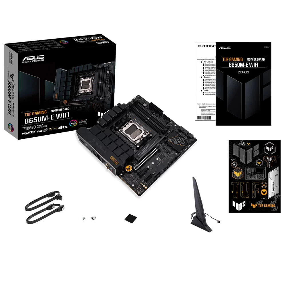ASUS TUF GAMING B650M-E WIFI Mainboard 2 ASUS TUF GAMING B650M-E WIFI Mainboard - Ảnh 2