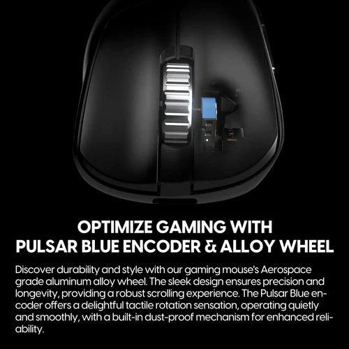 Pulsar Xlite V3 eS Wireless Gaming White Edition (Dongle 4K Polling Rate included) Mouse - Medium Size, OLED screen 13 Pulsar Xlite V3 eS Wireless Gaming White Edition (Dongle 4K Polling Rate included) Mouse - Medium Size, OLED screen - Ảnh 13