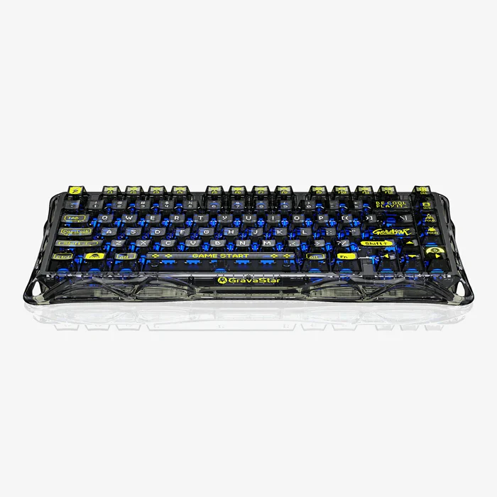 GravaStar Mercury K1 Lite Gaming Keyboard - Transparent Black 4 GravaStar Mercury K1 Lite Gaming Keyboard - Transparent Black - Ảnh 4