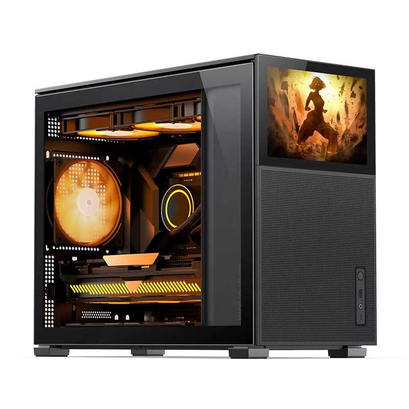Jonsbo D31 MESH SCREEN Black M-ATX Case - Sub HD-LCD Display 2 Jonsbo D31 MESH SCREEN Black M-ATX Case - Sub HD-LCD Display - Ảnh 2