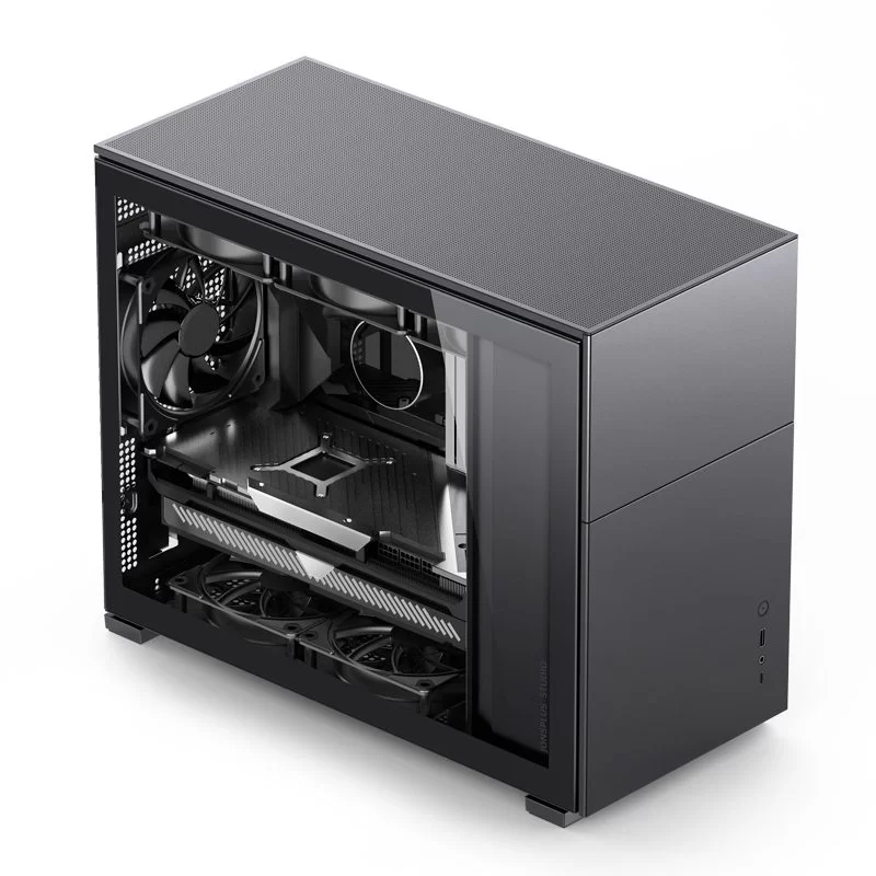 Jonsbo D31 STD SCREEN Black M-ATX Case - Sub HD-LCD Display 12 Jonsbo D31 STD SCREEN Black M-ATX Case - Sub HD-LCD Display - Ảnh 12