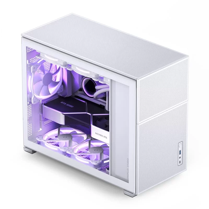 Jonsbo D31 MESH White M-ATX Case 5 Jonsbo D31 MESH White M-ATX Case - Ảnh 5