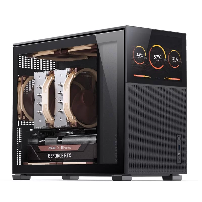 Jonsbo D31 MESH SCREEN Black M-ATX Case - Sub HD-LCD Display 12 Jonsbo D31 MESH SCREEN Black M-ATX Case - Sub HD-LCD Display - Ảnh 12